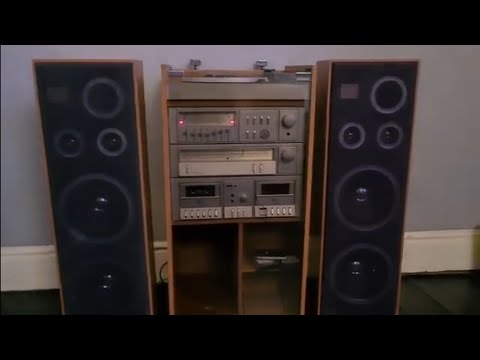1983 Amstrad Ts 88 Hifi with Rare Matching Amstrad Tower Speakers