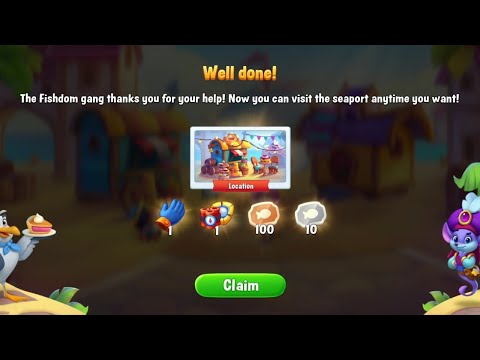 @Fishdom Seaport Story Event Half Finished, Got Rewards 🎁