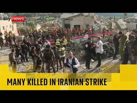 At least eight killed in Iranian missile strike on Israel