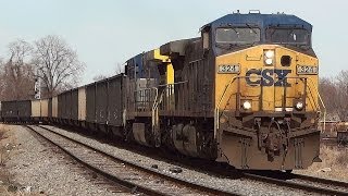 preview picture of video 'Long Empty CSX Coal Train in West Baltimore'