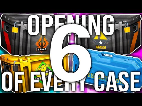 OPENING 6 OF EVERY CS2 CASE EVER (252 CASE UNBOX)