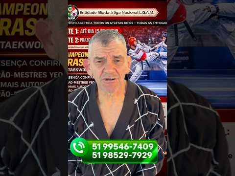 *🥋🔥 CAMPEONATO SUL-BRASILEIRO DE TAEKWONDO 2026 🔥🥋*