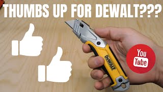 DEWALT FINALLY GOT IT RIGHT??? - DEWALT Retractable Utility Knife (#DWHT10046) - Review