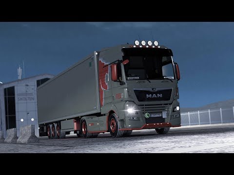 ETS2 1.33 MAN TGX E6  Bergen - Kouvola Part 1/3