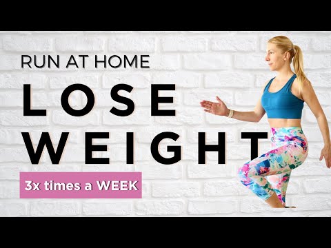 RUN AT HOME WORKOUT | Do it 3-4x a week to lose weight | Minimum space needed