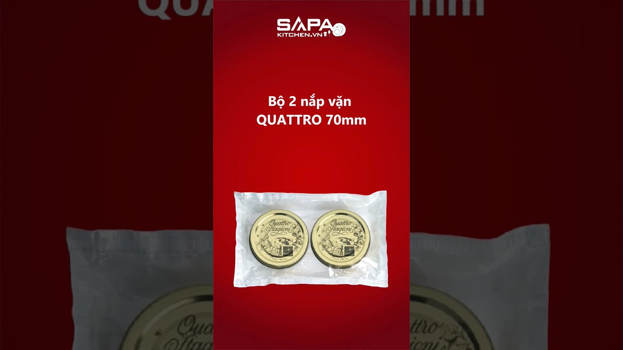 Bộ 2 nắp vặn Quattro 70mm