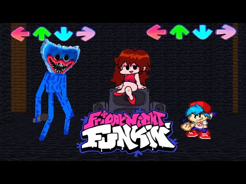 Monster School || Friday Night Funkin vs Huggy Wuggy || Minecraft Animation