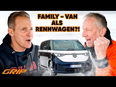 Crazy Drift-Battle!🤪😱 Matthias vs. Niki 🔥VW ID. Buzz vs. Hyundai Staria | GRIP