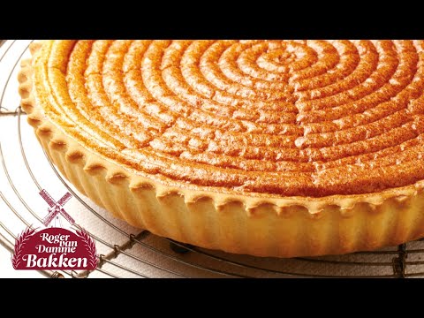 Flantaart met slagroom en brésiliennenootjes | Roger van Damme Bakken