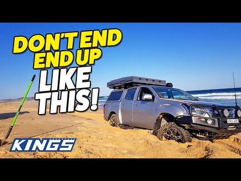 Beach 4WDing Secrets REVEALED! How to avoid getting bogged on the sand!
