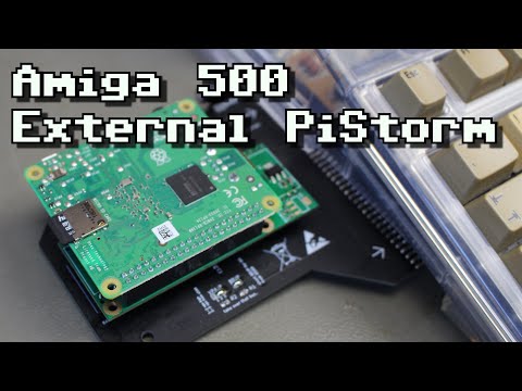 External Amiga 500 PiStorm Accelerator