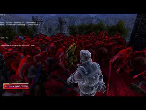 Ultimate Epic Battle Simulator - Chuck Norris vs. 300 Spartans vs. Nuclear Bomb