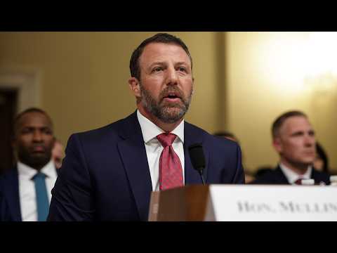 Watch Live: Markwayne Mullin testifies on Capitol Hill on ICE and homeland security | CBS News