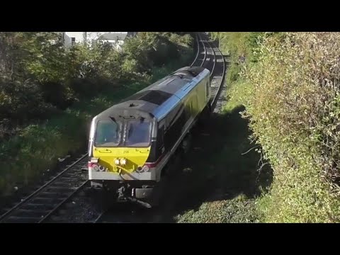 Irish Rail 201 Class Loco Number 206 Light Engine - Claude Road, Dublin