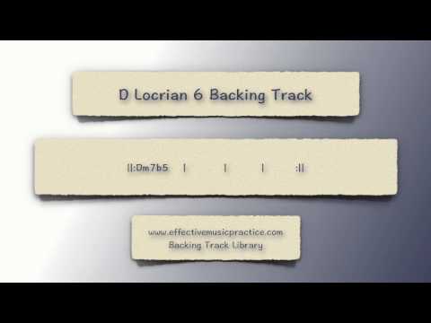D Locrian 6 Backing Track