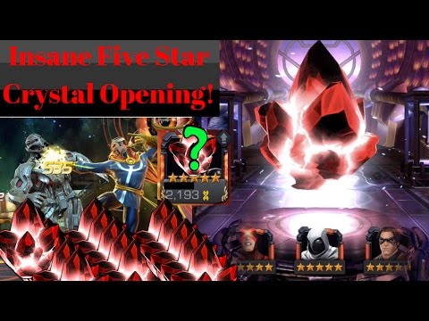 Insane Five Star Crystal Opening! THIS WAS AMAZING!!! Marvel: Contest of Champions.