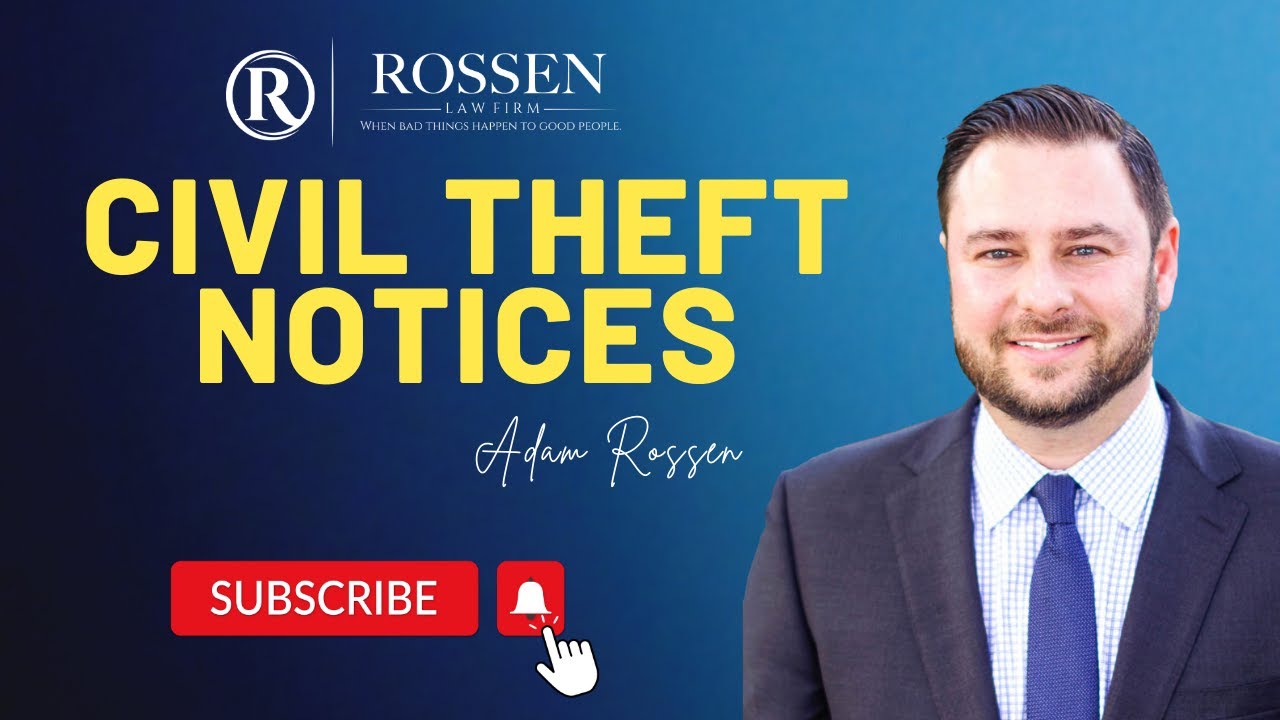 What are Civil Theft Notices and What do I do with them? From a Criminal Defense Attorney in Florida