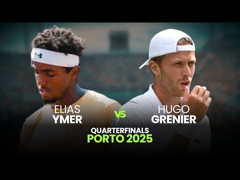 Elias Ymer vs Hugo Grenier | Porto 2025 QF | ATP Highlights