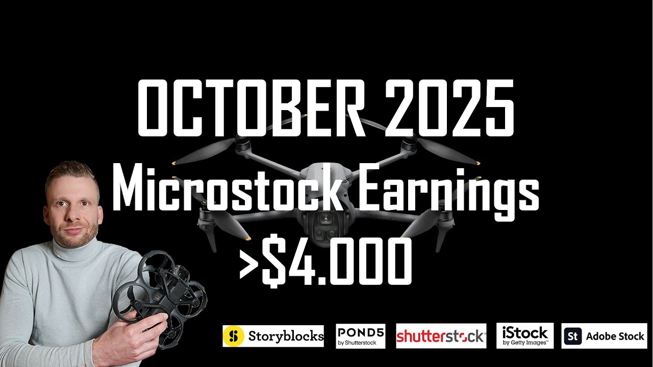 October 2025 Microstock Earnings | $...... Over $4.000