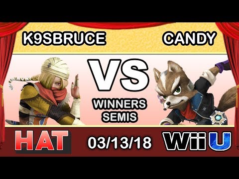 HAT 13 - K9sbruce (Sheik) Vs. Candy (Fox) Winners Semis - Smash 4