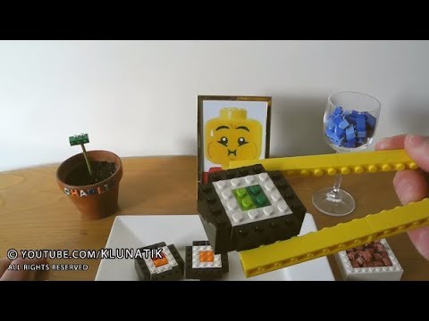 Herşeyi Yiyen Adam Lego Sushi Yiyor!