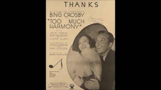 Bing Crosby - Thanks (1933)