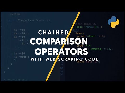 Python Chained Comparison Operators Web Scraping Example