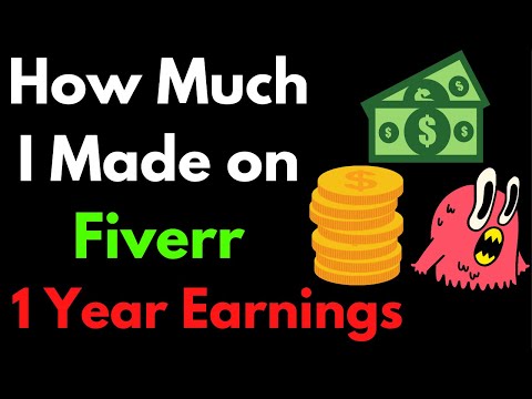 How Much I Made on Fiverr in My First Year | 1 Year Fiverr Earnings!