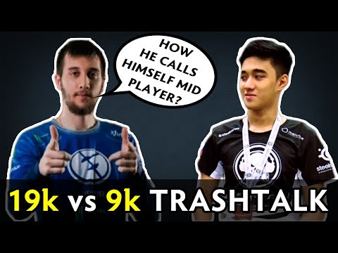 19k vs 9k trashtalk — Arteezy and Abed vs CCnC