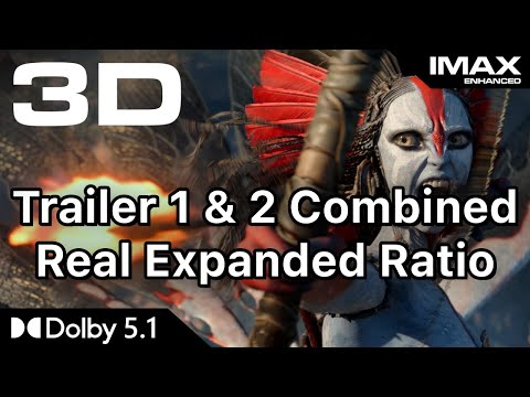 IMAX 3D Trailer 1 & 2 | Avatar: Fire And Ash | Dolby 5.1