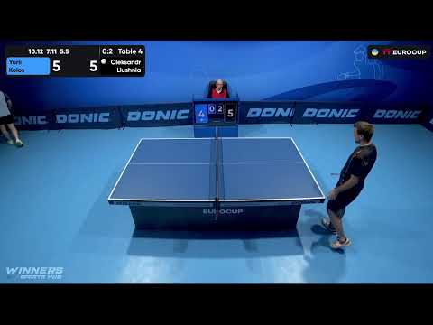 16:20 Yurii Kolos  - Oleksandr Liushnia 11.07.2023 TTEuro.Cup Ukraine Professional. TABLE 4