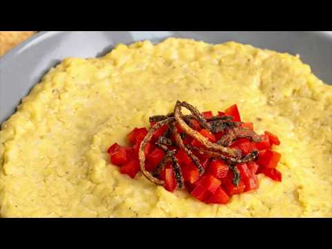 Libanesisches Mujadara Safra Rezept - Rote Linsen und Reis