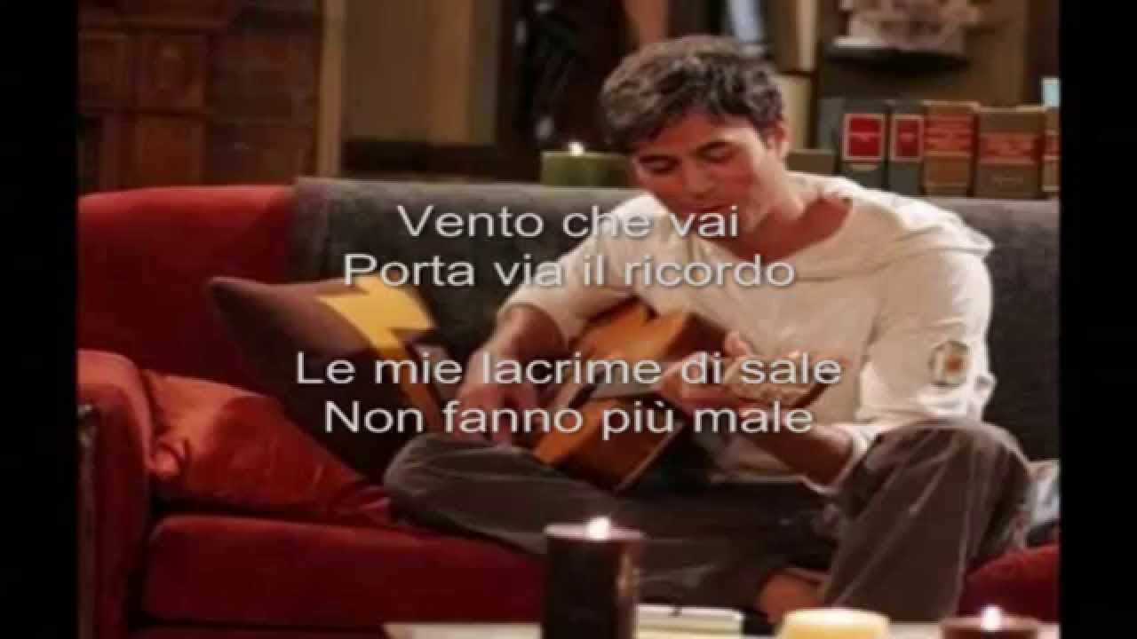 Corri Vai Da Lui (Italian Version of Falta Tanto Amor) Lyrics | Enrique Iglesias (1995)