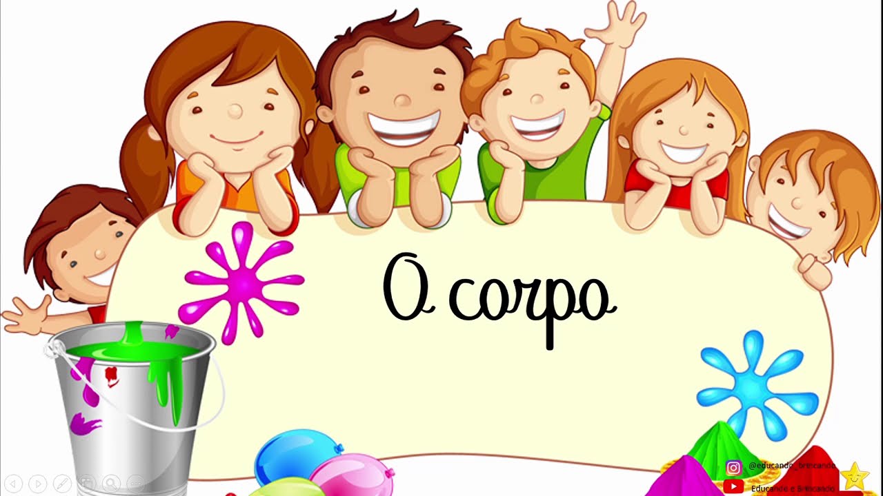 O corpo humano vídeo - Membros e partes do corpo - Educação Infantil