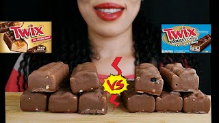 Download lagu ASMR | Regular Twix VS cookies and creme Twix ice cream bars| Rose eating TV2 mp3