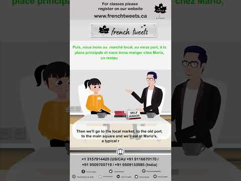 DELF A2 Junior I Speaking Test #tef #learnfrench #canadaimmigration