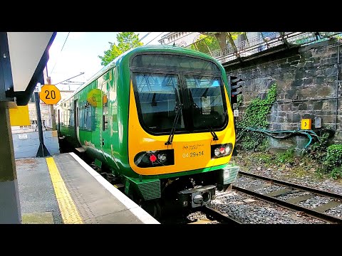 OnBoard Ride on an Irish Rail Commuter CAF IE29000 (29428), to Bray, Co. Wicklow