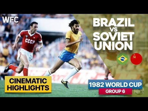 Brazil 2-1 Soviet Union | 1982 World Cup Group 6 Match | Highlights & Best Moments