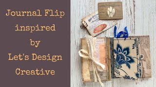 Journal flip inspired by Let's Design Creative!