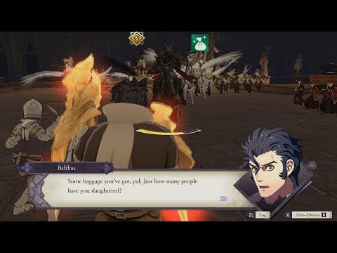 Fire Emblem: Three Houses - Balthus And Constance Vs Death Knight Unique Dialogue