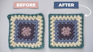 This Simple Trick Will Fix Twisting Granny Squares!