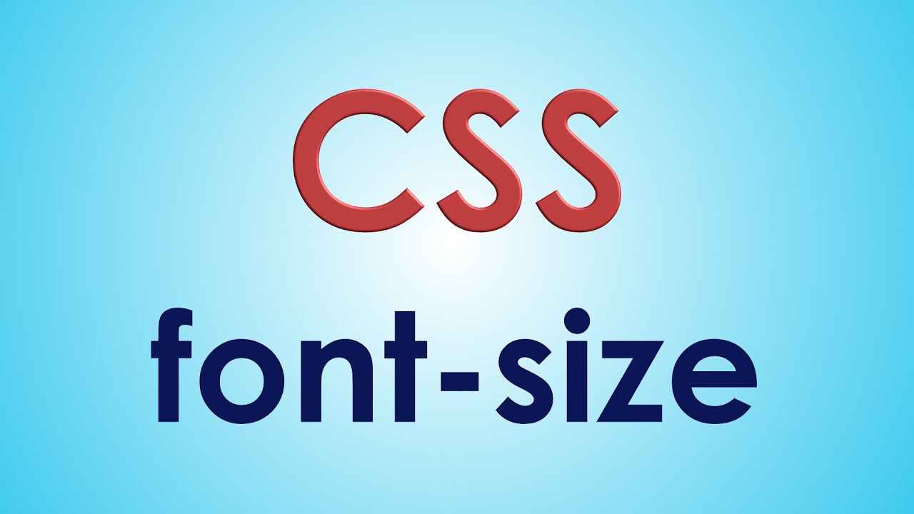 La propiedad FONT-SIZE en CSS