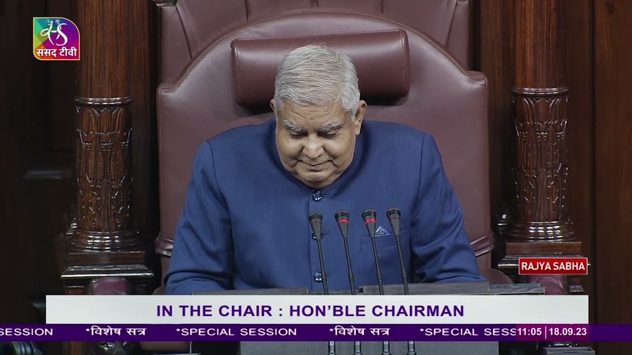 Parliamentary procedural overview explaining Panel of Chairpersons
