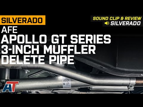 2019-2022 Silverado 1500 5.3L AFE Apollo GT Series 3-Inch Muffler Delete Pipe Sound Clip & Review
