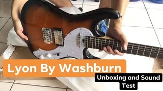 Video thumbnail for Lyon by Wasburn Electric Guitar Unboxing and Sound Test by John Malones