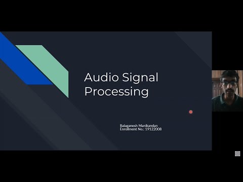 Audio Signal Processing