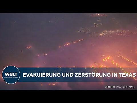 FLAMMEN-INFERNO IN TEXAS: Katastrophenalarm in 60 Bezirken ausgerufen - Stadt eingekesselt von Feuer