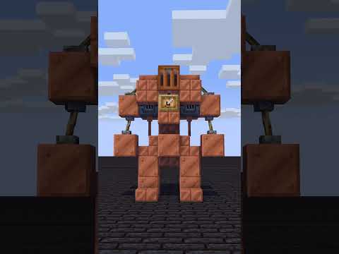 Minecraft Steampunk Robot! Build it layer by layer 🔥