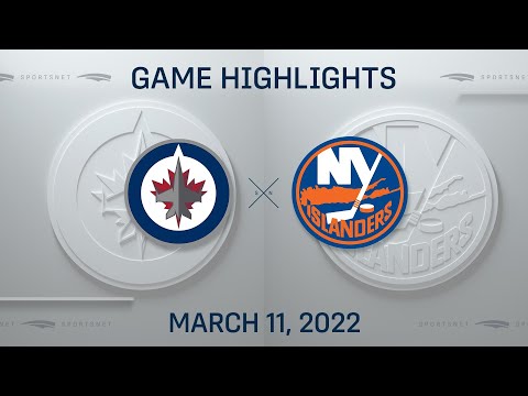 NHL Highlights | Jets vs. Islanders - Mar 11, 2022