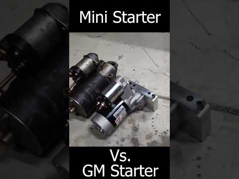 Mini Starter Vs. Old GM Starter Hot Start Comparison